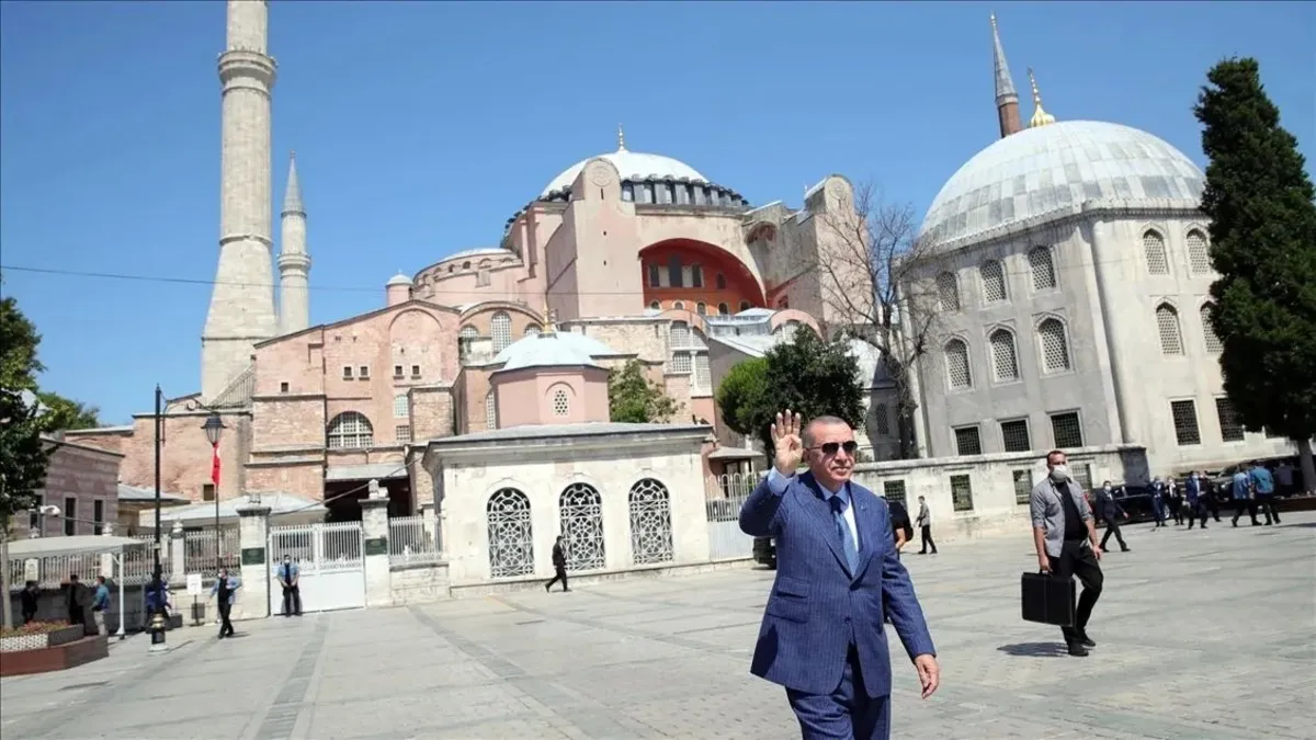 Başkan Erdoğan'dan 6. yılında Ayasofya paylaşımı