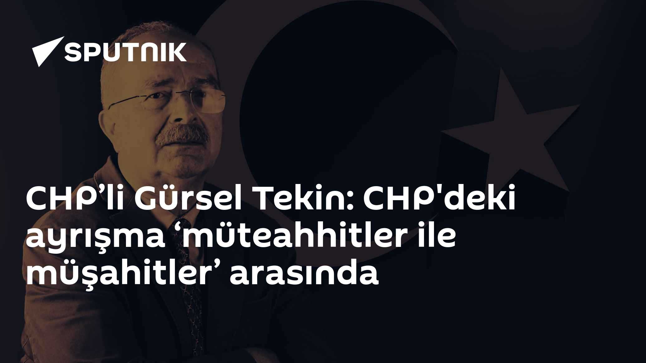 CHP’li Gürsel Tekin: CHP'deki ayrışma ‘müteahhitler ile müşahitler’ arasında