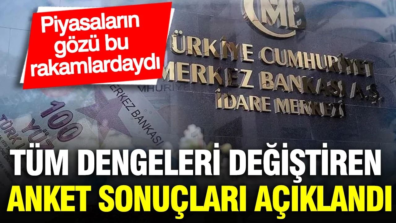 Merkez Bankası anketi paylaştı: Faiz indiriminde tarih, dolar ve enflasyonda rakam verildi
