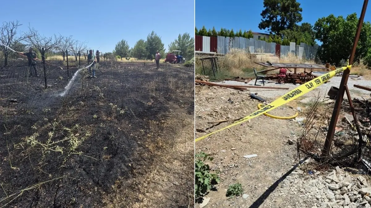 Balyozla çalışırken ormanı yaktı! İhmalin faturası ağır oldu