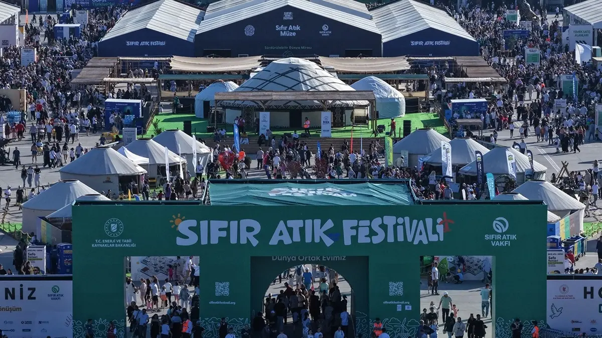 Bir milyondan fazla ziyaretçi, Sıfır Atık Festivali'nde sürdürülebilir geleceğe tanıklık etti