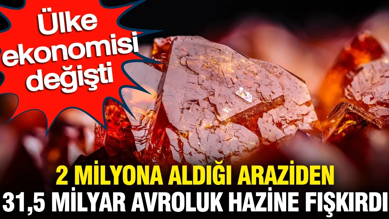 2 milyona aldığı araziden 31,5 milyar avroluk hazine fışkırdı: Ülke ekonomisi değişti