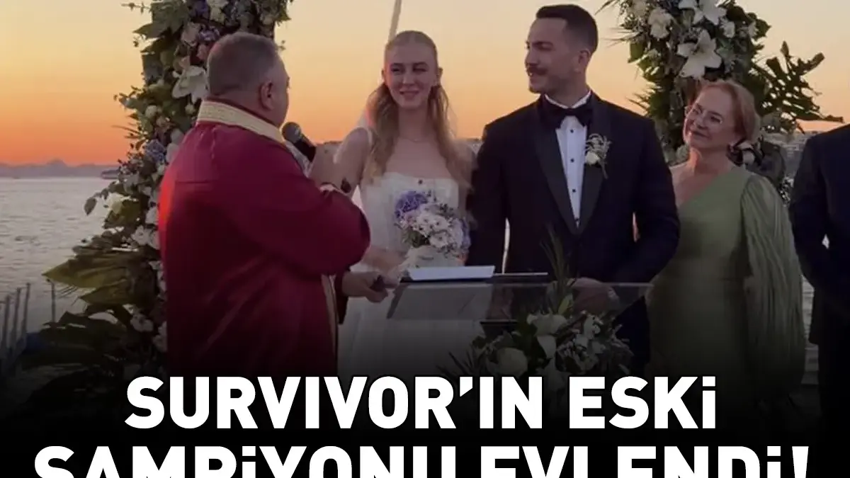 Survivor'ın eski şampiyonu Ogeday Girişken evlendi! Zeynep Yumrutaş sade gelinliğiyle göz kamaştırdı