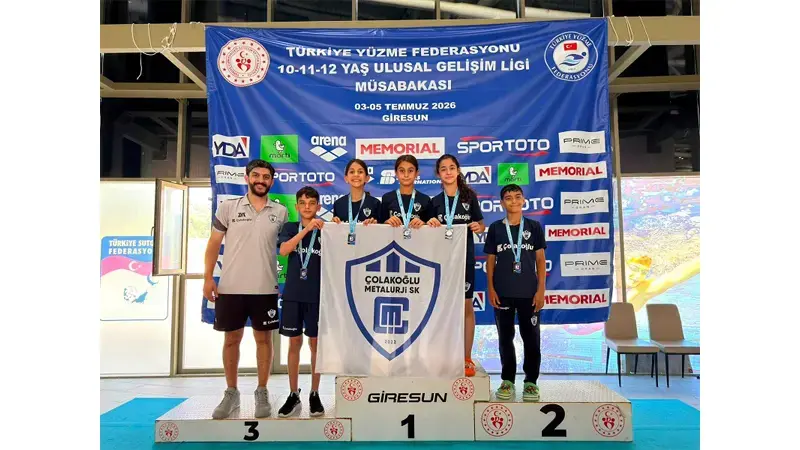 Çolakoğlu Metalurji Spor Kulübü yüzücüleri Giresun'da derece elde etti