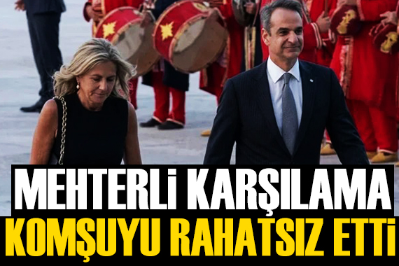 Ankara'da mehterli karşılama komşuyu rahatsız etti: Türkler geliyor