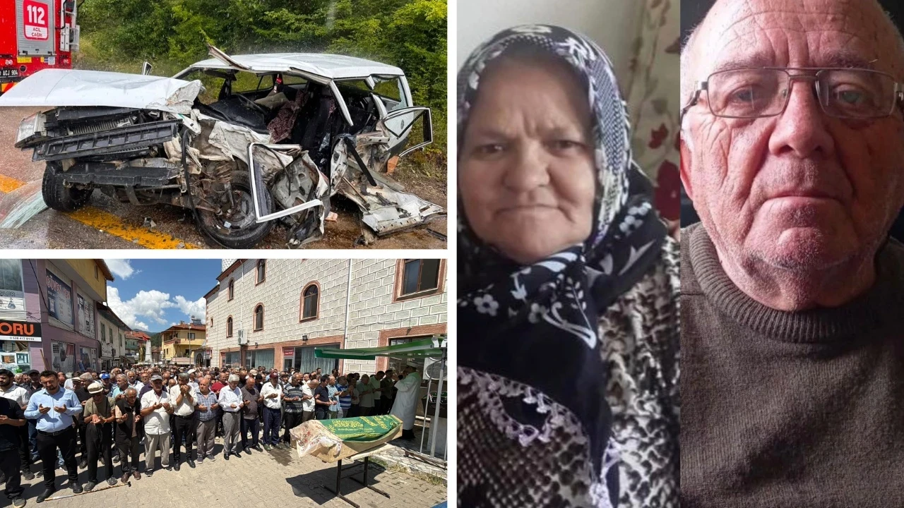 Karabük'teki kazada hayatını kaybeden çift toprağa verildi