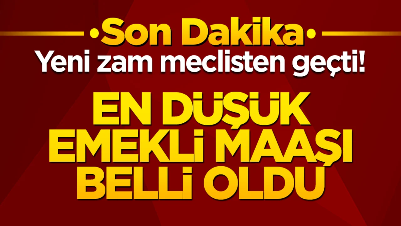 Emekliye müjdeli haber! En düşük emekli maaşı 23 bin 552 liraya yükseltildi!