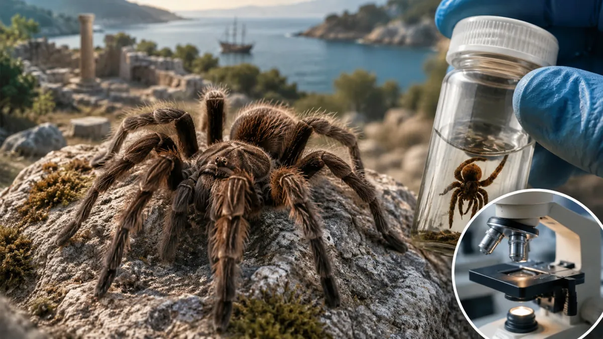 34 yıl sonra müze kavanozundan çıktı: Türkiye’de ilk kez görülen tarantula cinsi!
