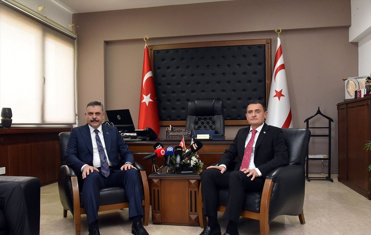İçişleri Bakanı Çiftçi, KKTC İçişleri Bakanı Oğuz'u ziyaret etti