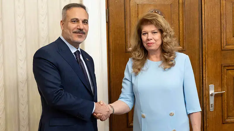 Dışişleri Bakanı Fidan, Bulgaristan Cumhurbaşkanı Yotova tarafından kabul edildi