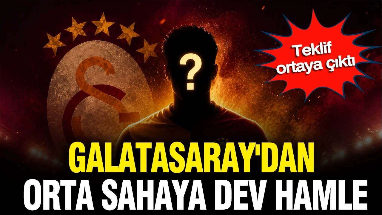 Galatasaray'dan orta sahaya dev hamle: Teklif ortaya çıktı