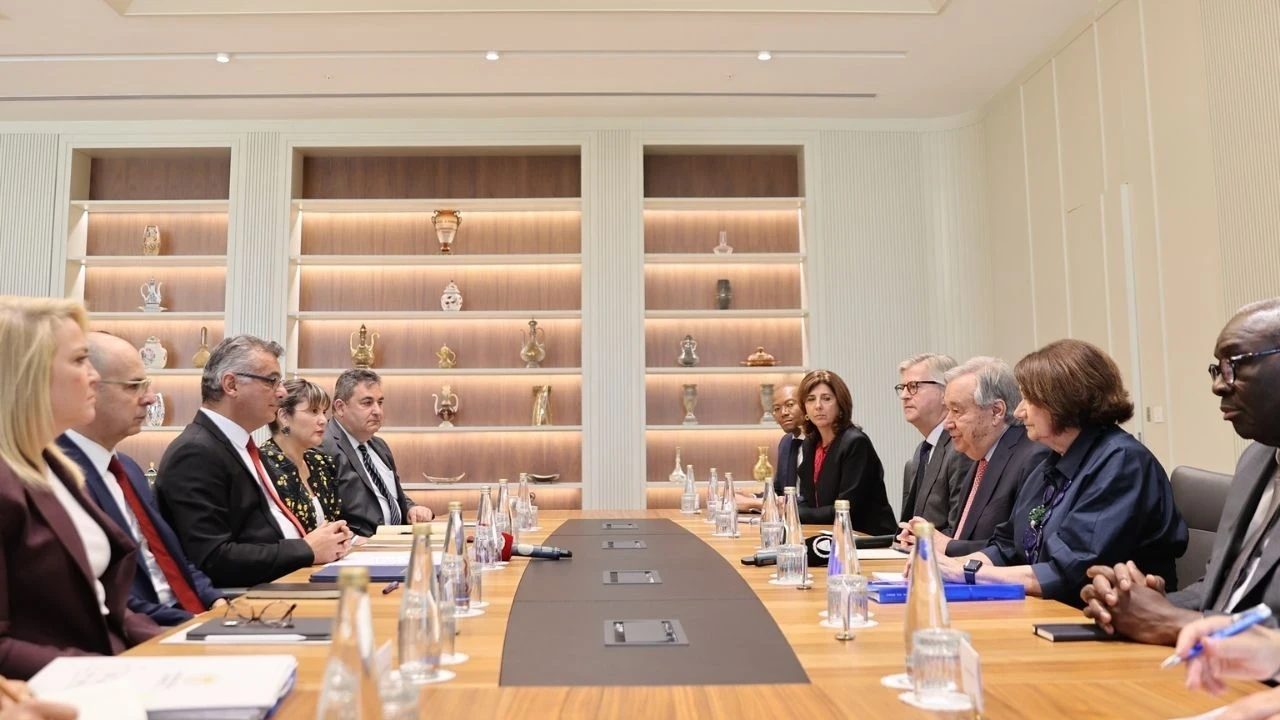 Erhürman ve Guterres bir araya geldi