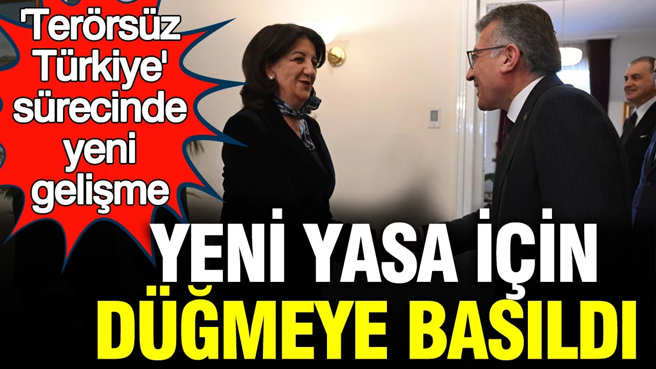 'Süreç yasası' için düğmeye basıldı: AK Parti ve İmralı Heyeti görüştü