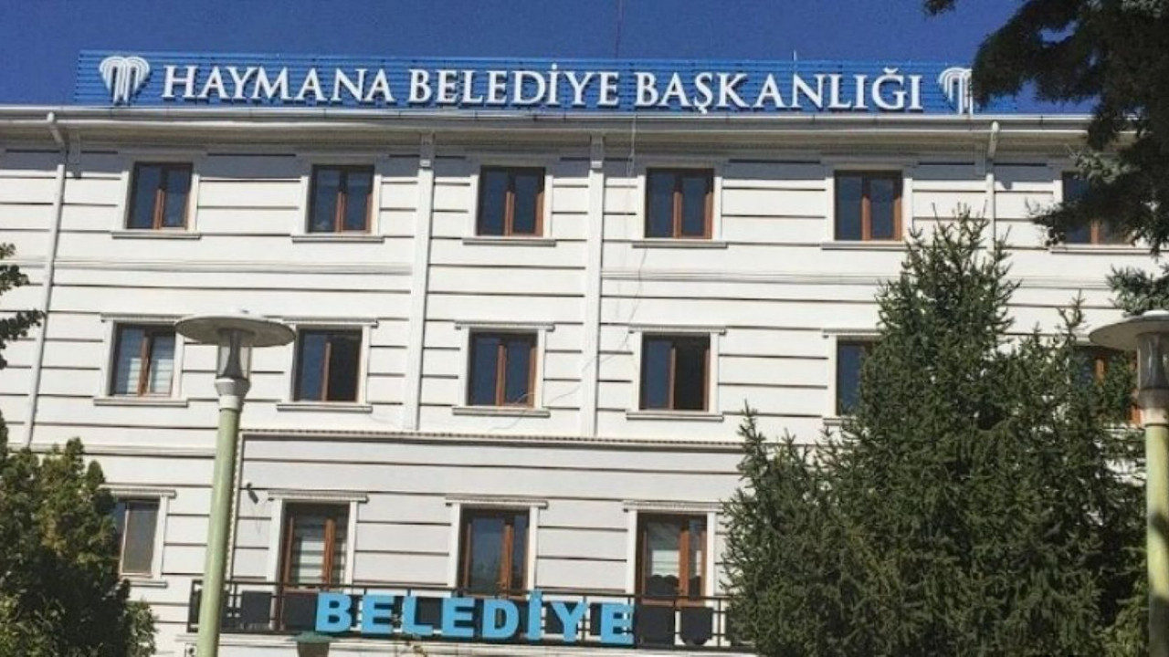ABB ile Haymana Belediyesi arasında pankart krizi