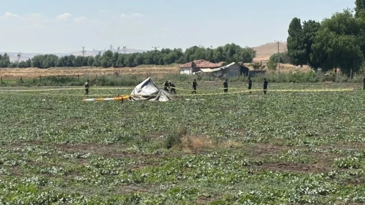 Ankara'da eğitim helikopteri düştü