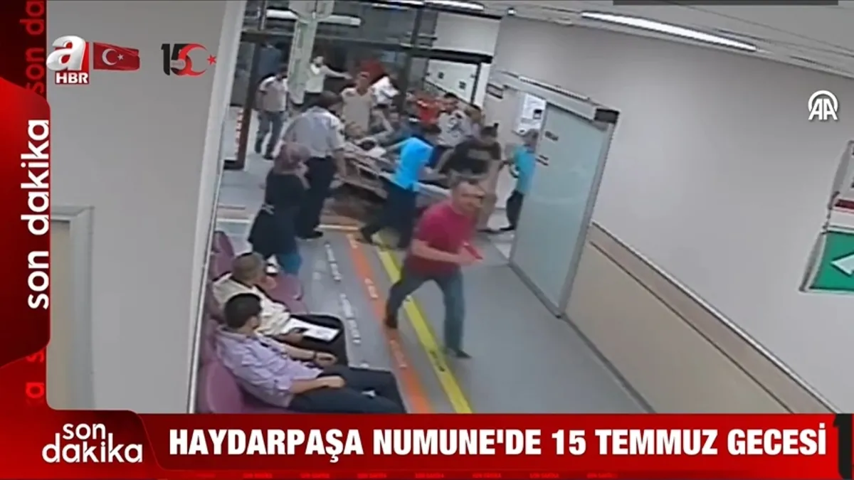 SON DAKİKA… 15 Temmuz gecesine ait yeni görüntüler ortaya çıktı! Numune Hastanesi’ndeki büyük mücadele güvenlik kamerasında…