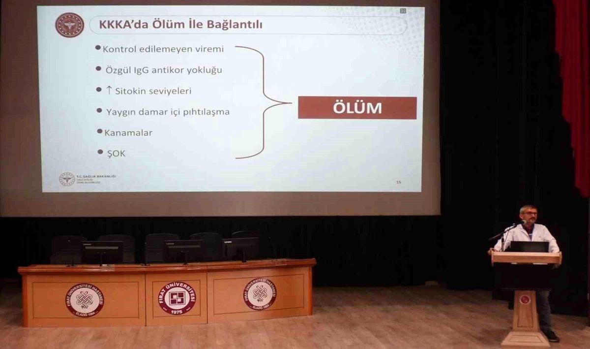 Elazığ'da sağlık çalışanlarına KKKA eğitimi