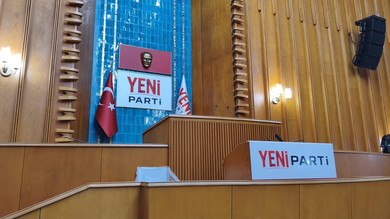 Yeni Parti'nin TBMM grup toplantısı takvimi belli oldu