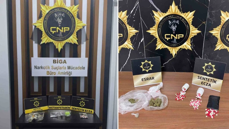 Çanakkale’de uyuşturucu taciri 4 şüpheli tutuklandı
