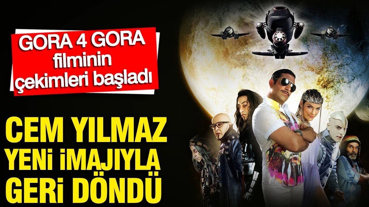 Cem Yılmaz yeni imajıyla geri döndü: GORA 4 GORA filminin çekimleri başladı