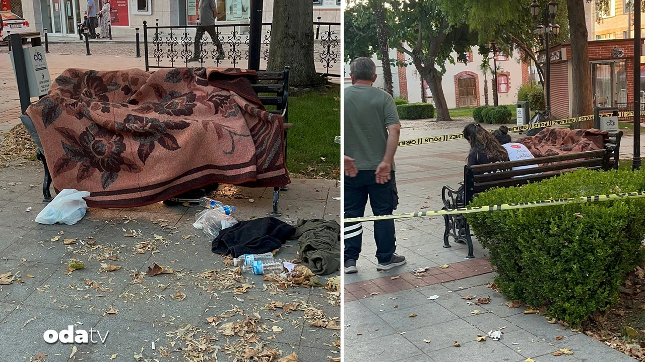 Bankta uyuyan adama seslendiler: Battaniyenin altından acı gerçek çıktı
