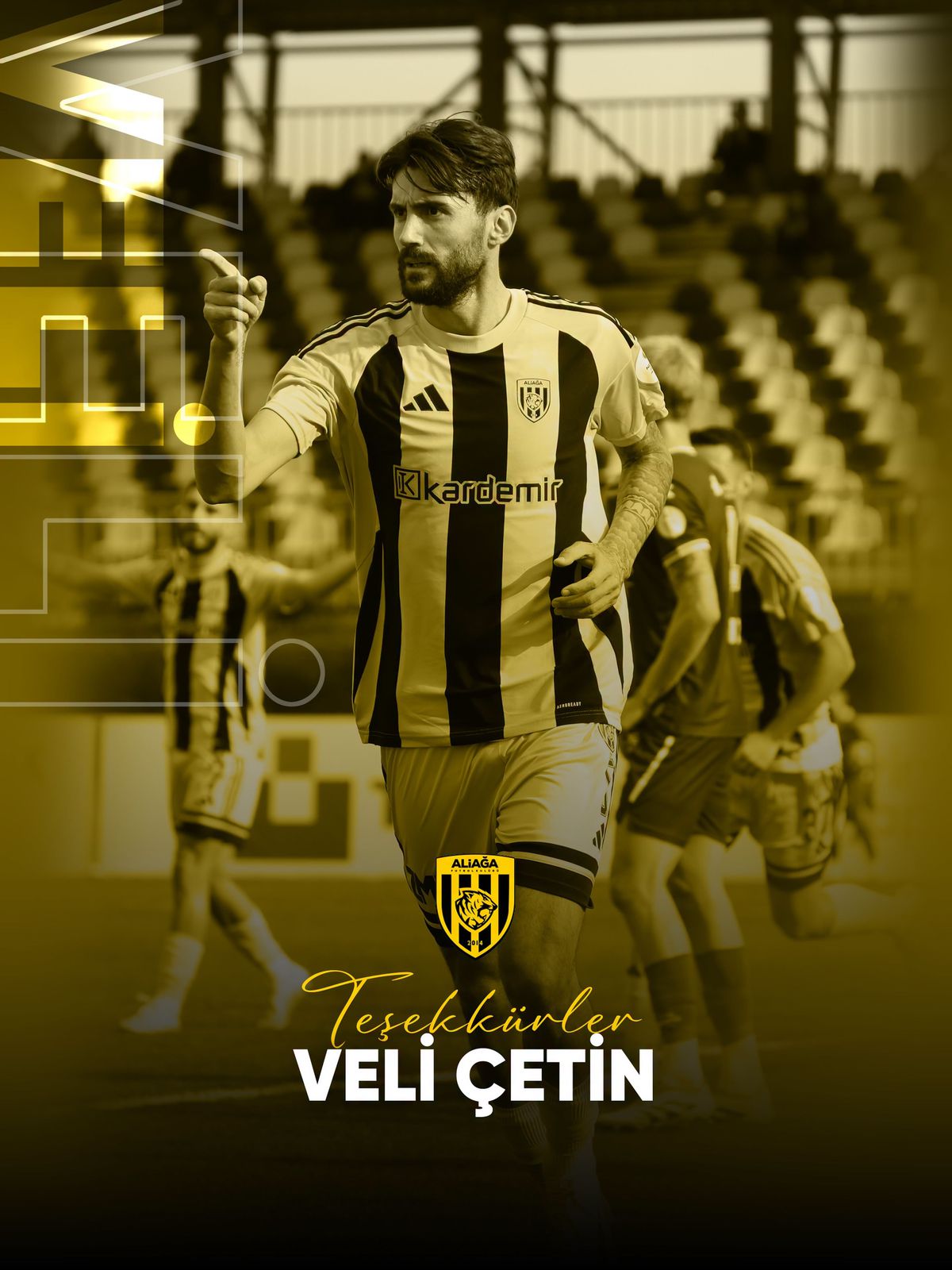 Aliağa FK'dan Veli'ye veda
