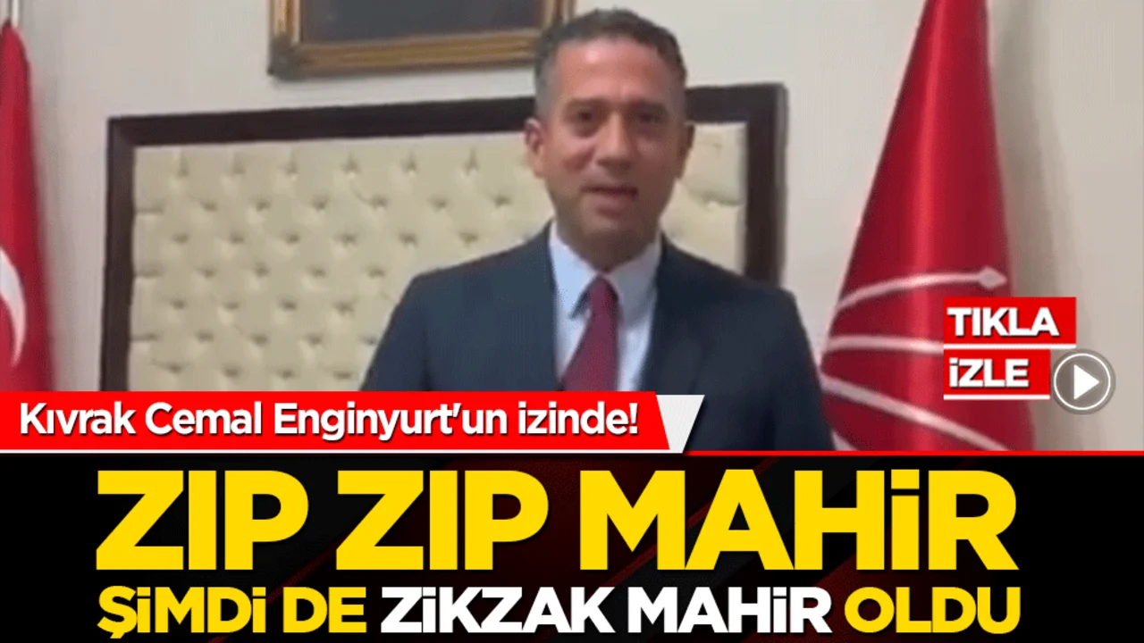 Kıvrak Cemal Enginyurt'un izinde! Zıp zıp Mahir şimdi de Zikzak mahir oldu