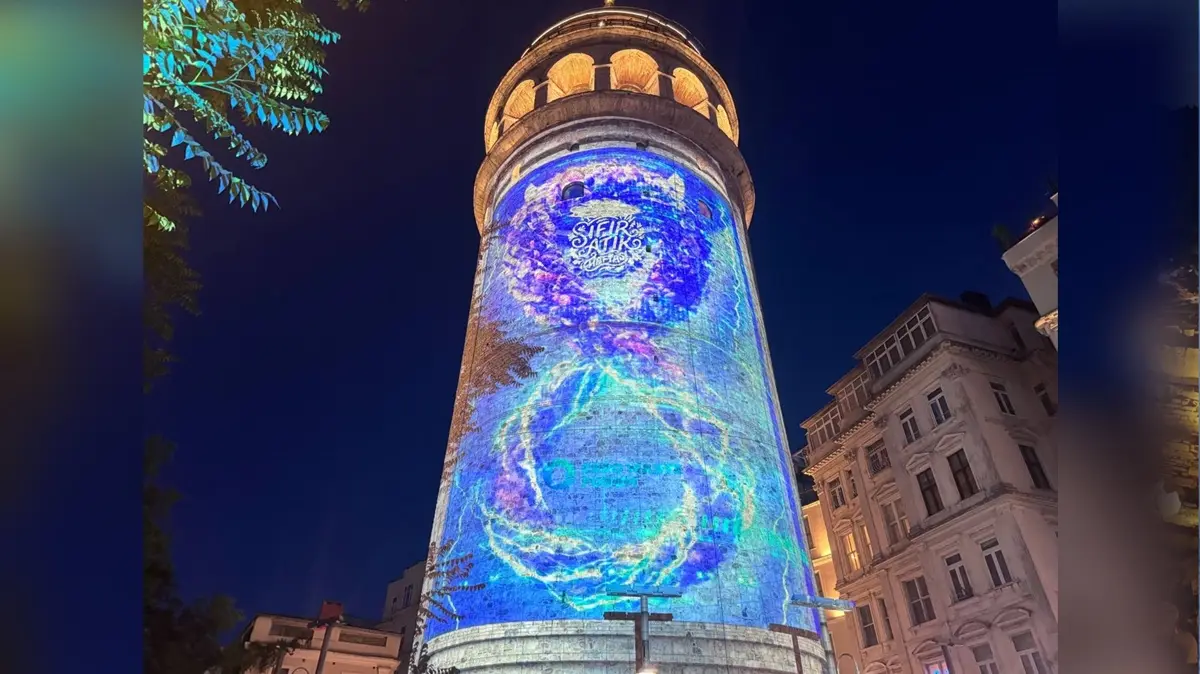 Galata Kulesi'nde sıfır atık mesajı... Geri dönüşüme dikkat çekildi