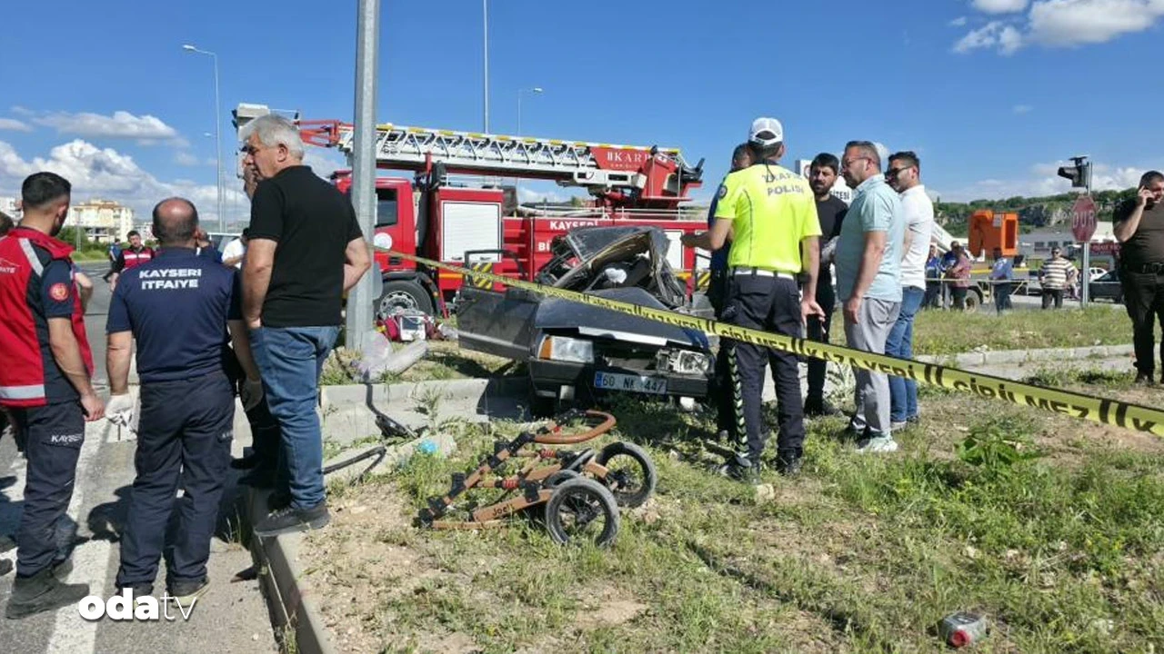 Kayseri’de feci kaza: 3 ölü, 5 yaralı