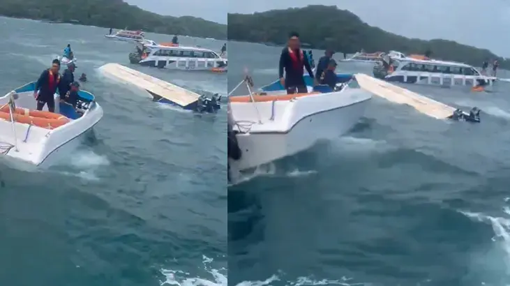 Vietnam'da sürat teknesi alabora oldu! Çok sayıda can kaybı var