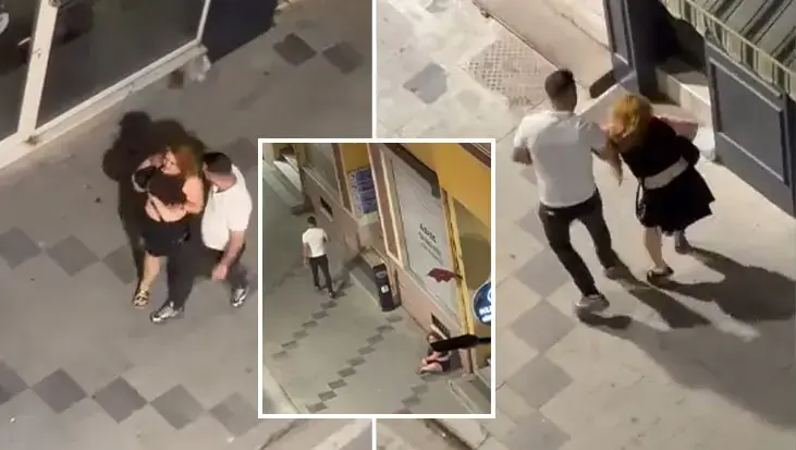 Kolundan tutup zorla götürmek istedi! Silivri'de eski eş kabusu kamerada: Beni öldürecek, yardım edin