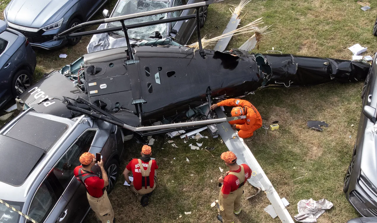 İki helikopter havada çarpıştı! 6 kişi hayatını kaybetti