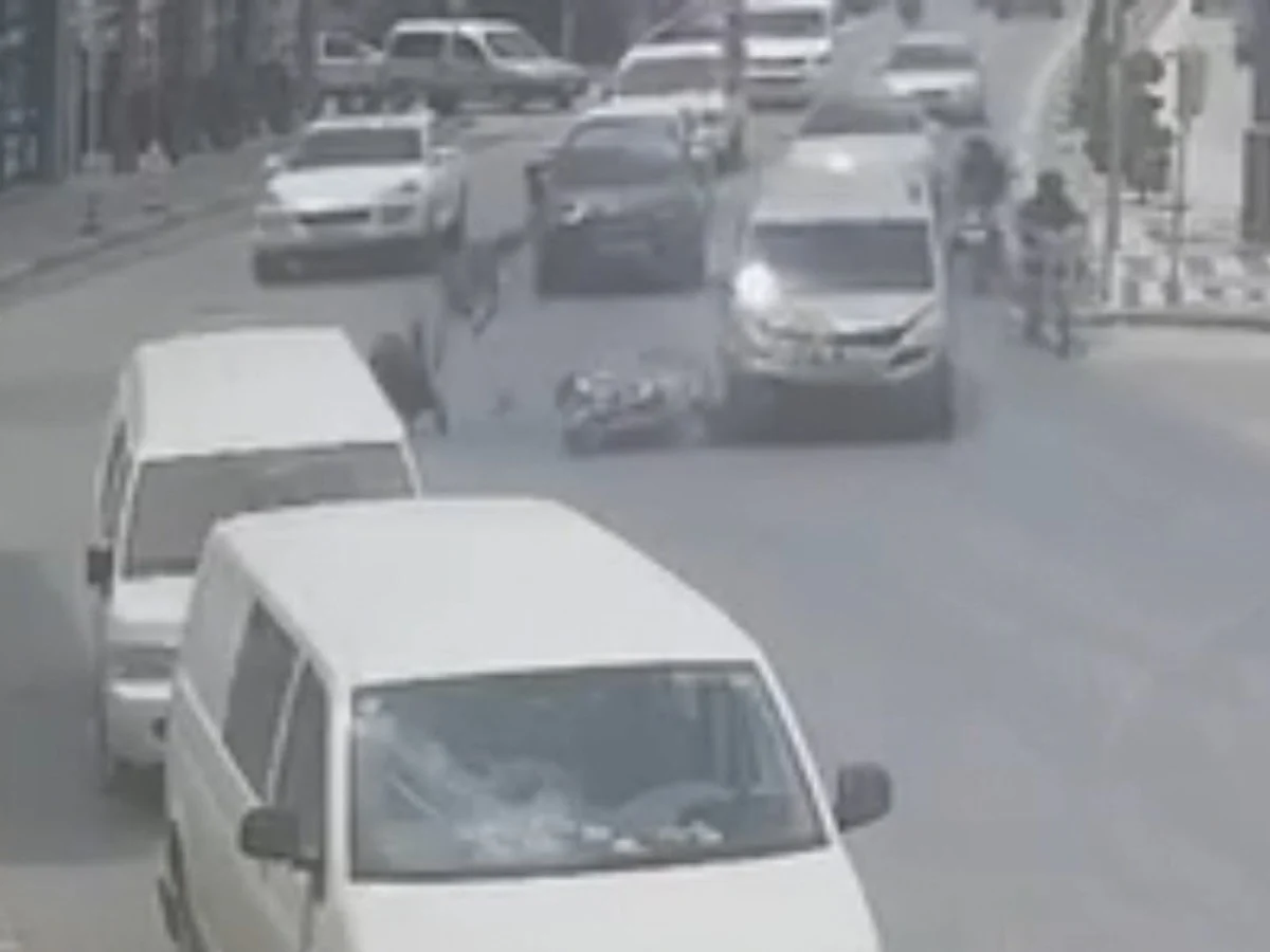 Karaman'da motosikletli sürücü ölümden döndü