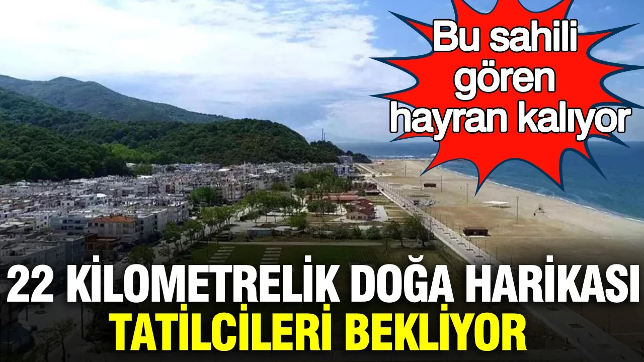 Bursa'daki bu sahili gören hayran kalıyor: 22 kilometrelik doğa harikası tatilcileri bekliyor
