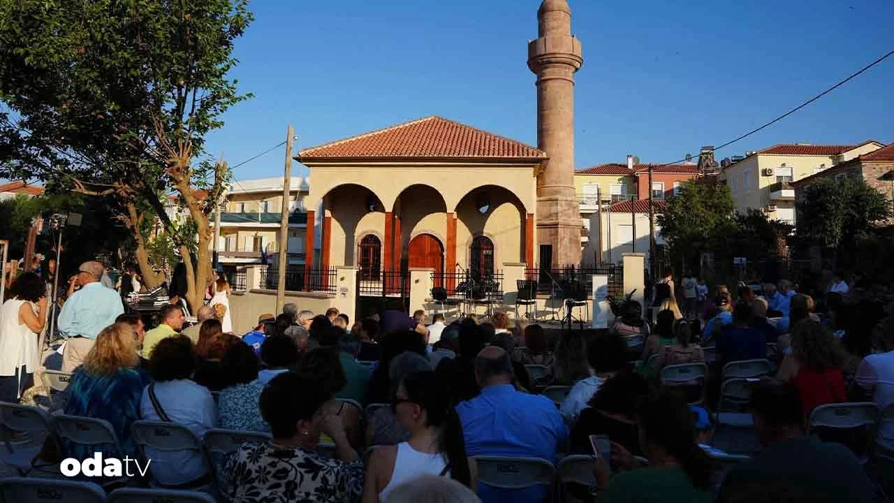 Midilli'nin tarihi Osmanlı camisi restore edildi