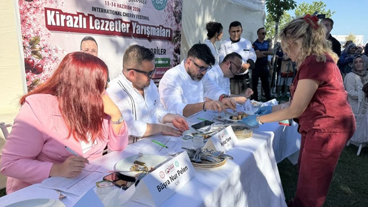 Tekirdağ'da kiraz şöleni: En lezzetli tarifler yarıştı, kazananlar belli oldu