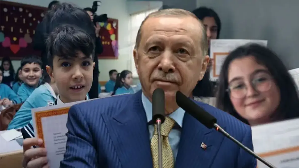 Cumhurbaşkanı Erdoğan'dan karne alan öğrencilere mesaj