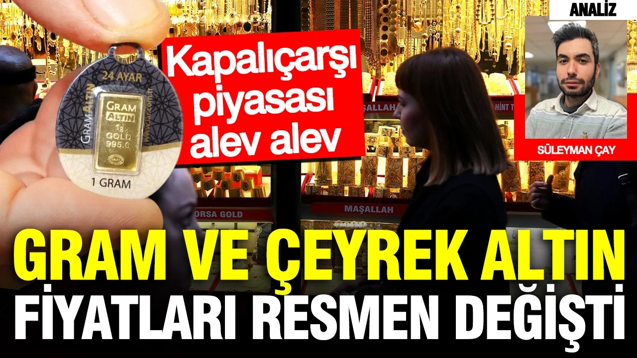 Altın fiyatları bugün ne kadar? Gram altın, çeyrek altın kaç TL oldu? (24 Temmuz 2026)