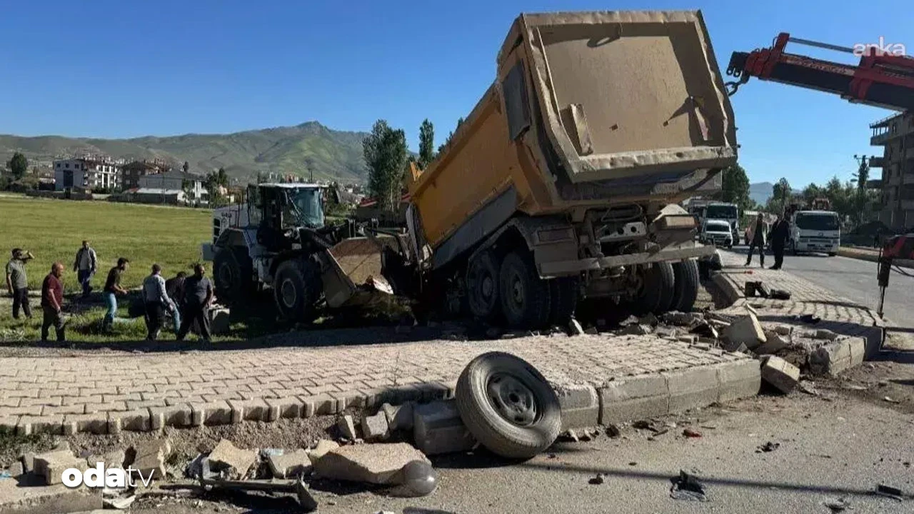 Hakkari'deki feci kazanın görüntüleri çıktı