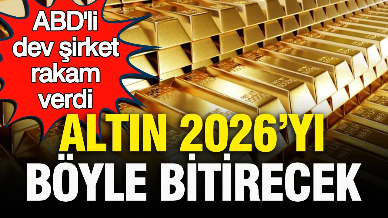 ABD’li dev şirket VanEck altında rakam verdi: Altının 2026’yı nasıl bitireceği belli oldu