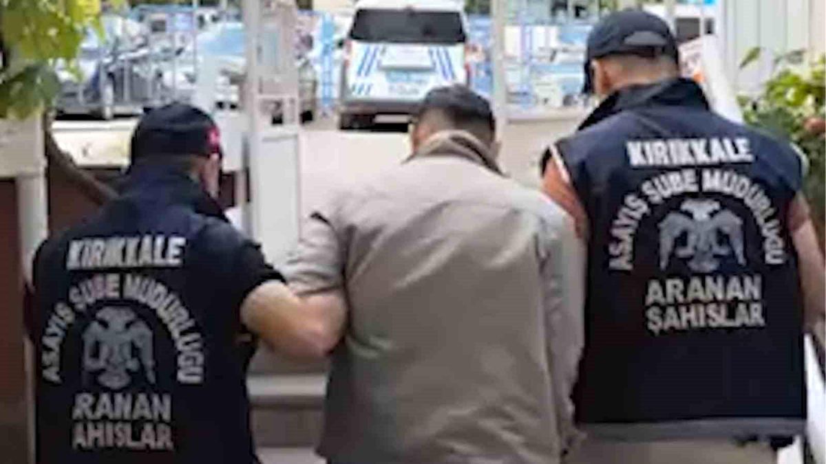 Kırıkkale'de 10 yıl hapis cezası bulunan yabancı uyruklu hükümlü yakalandı
