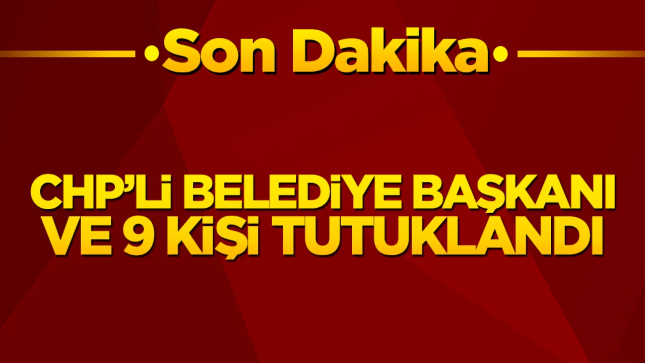 CHP'li Silifke Belediyesi'nde yolsuzluk patladı! Belediye başkanı dahil 9 kişi tutuklandı!