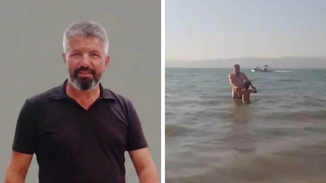 Oğlunu kurtarmak isterken hayatını kaybetti