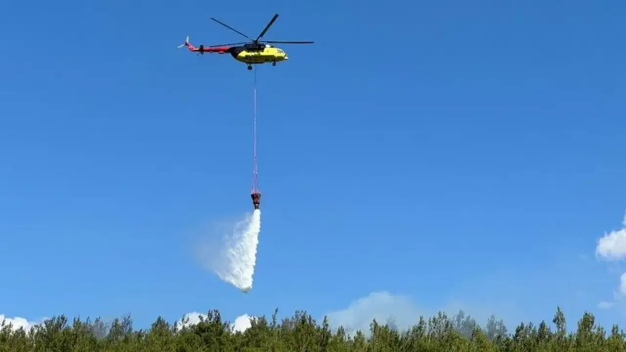 Balıkesir'de orman yangını! Ekipler alevlere havadan ve karadan müdahale ediyor