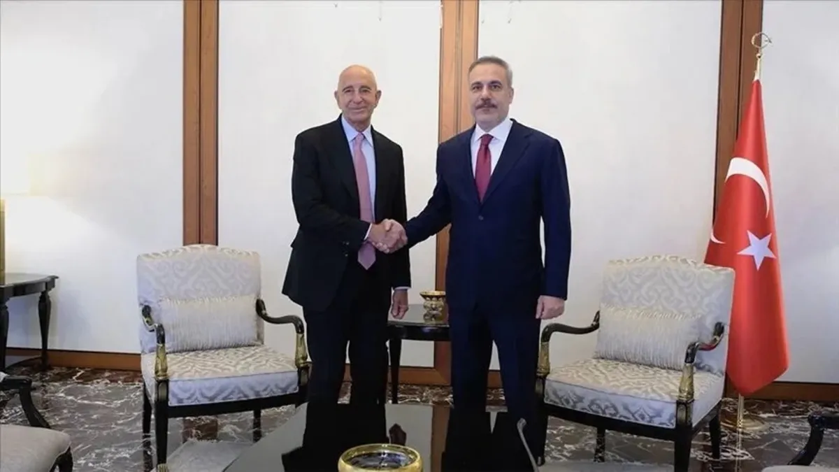 SON DAKİKA | Bakan Fidan Tom Barrack'ı kabul etti!