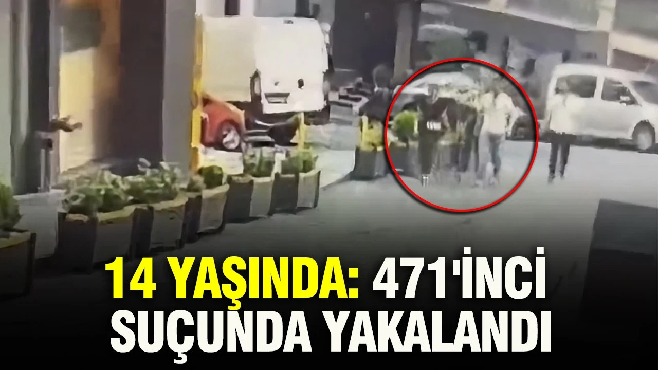 14 yaşında: 471'inci suçunda yakalandı: Polisler karakola götürünce şok oldu