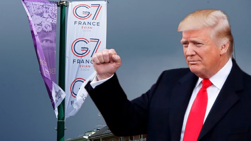 Trump G7 zirvesine 1 saat geç kaldı: Salona girince “Patron benim” dedi