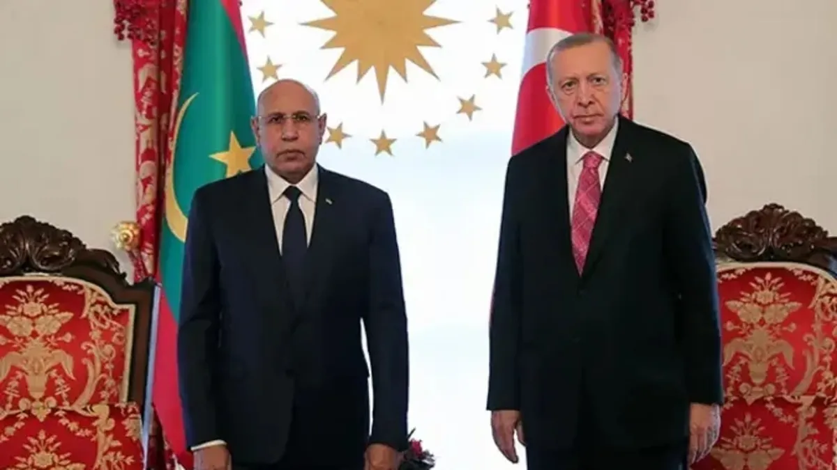 Başkan Erdoğan, Moritanya Cumhurbaşkanı El Ghazouani ile görüştü