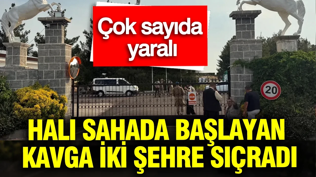 Halı sahada başlayan kavga iki şehre sıçradı: Çok sayıda yaralı