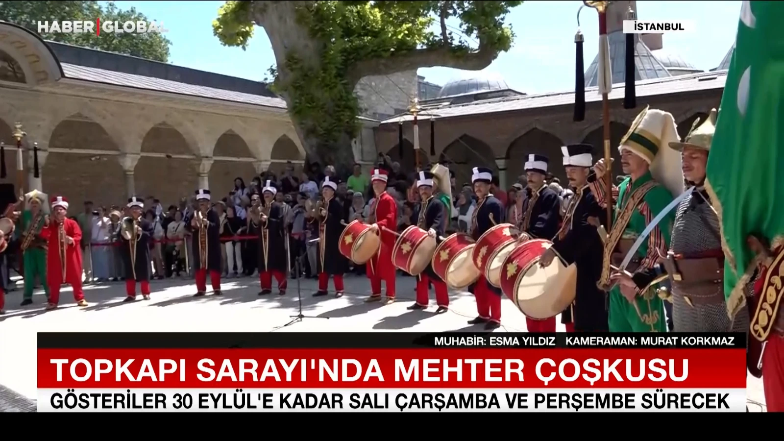 Topkapı Sarayı’nda mehter coşkusu
